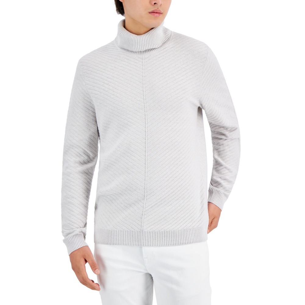 423. INC International Concepts Men S Axel Turtleneck Sweater Gray Size X-Large
